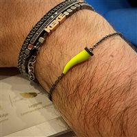 Armband Mano-J. in Titan Diamante Black 0.06 Ct CHBRT5BBRKSM-GIALLO - CHBRT5BBRKSM-GIALLO